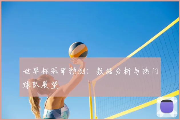 世界杯冠军预测:数据分析与热门球队展望